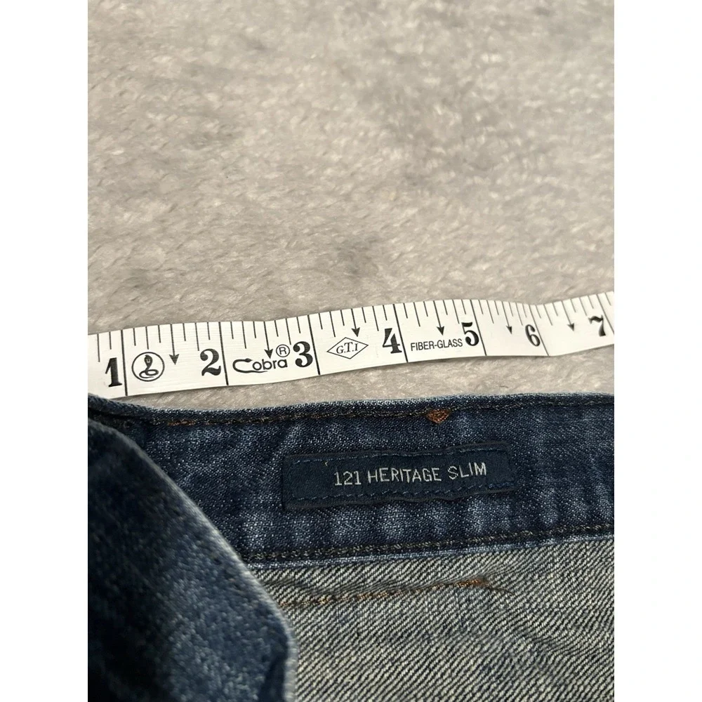 Lucky Brand 121 Heritage Slim Men's Blue Denim Jeans Size 34x32 Cotton Pants